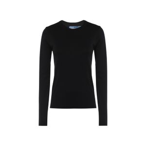Blusa manga longa de algodão