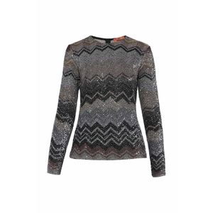 Blusa Manga Longa Chevron