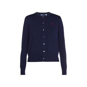 Cardigan Polo Pony decote careca