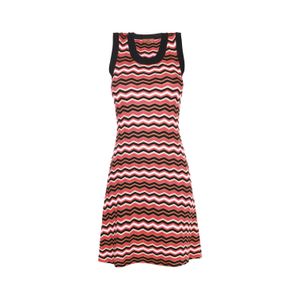 Vestido Curto Tricot Chevron