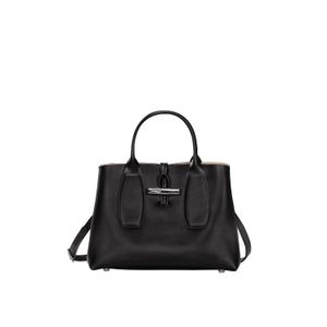 BOLSA LE ROSEAU BOX TOP HANDLE BAG M BLACK