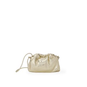 Bolsa Mini Cloud Clutch Gold