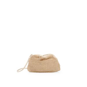 Bolsa Mini Cloud Clutch Natural