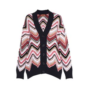 Cardigan Oversized Chevron