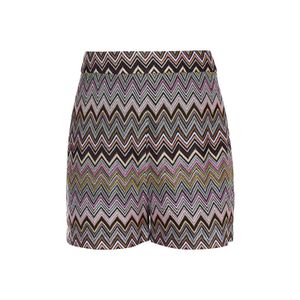 Short Alfaiatado Estampa Chevron