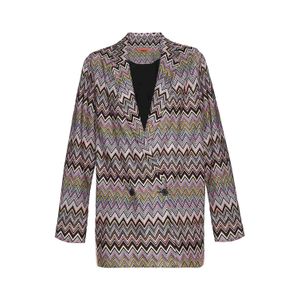 Blazer Chevron Com Botões