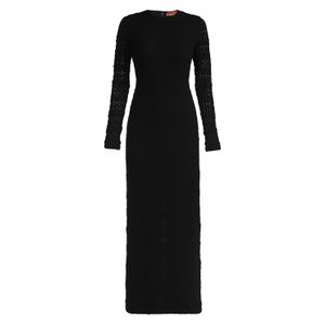 Vestido midi com trama aberta