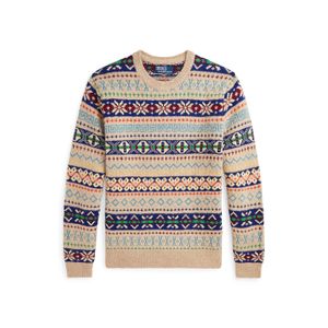 Suéter com mistura de lã Fair Isle