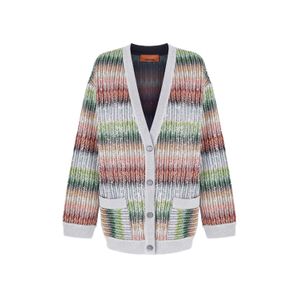 CARDIGAN DETALHE LUREX CHEVRON CAPERDONI