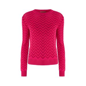 SUÉTER CHEVRON GOLA REDONDA