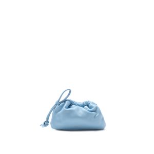 Bolsa Mini Cloud Wristlet Em Couro