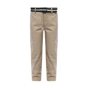 Calça de Sarja Stretch Slim Fit com Cinto