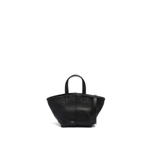 Bolsa Mini Tulipano Black Em Couro