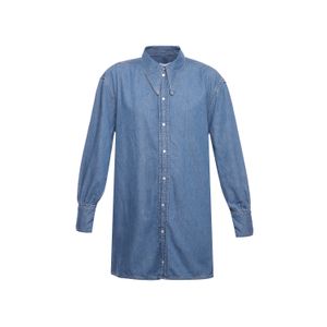 Camisa Light Denim Oversized