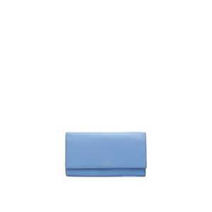 Carteira Wallet Em Couro - Azul