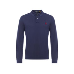 Casaco Slim Fit Mesh Long-Sleeve Polo