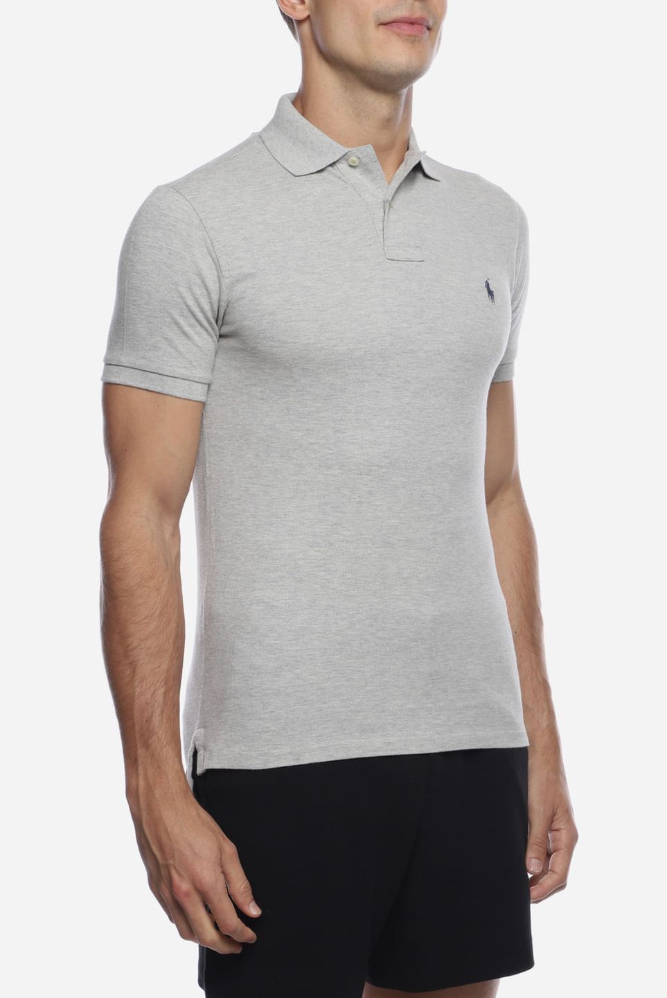 James Polo Shirt - Heather Grey