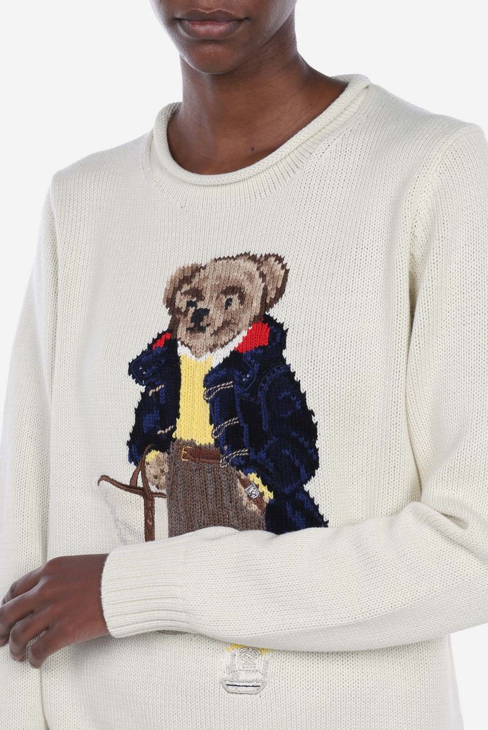 Polo sweater hot sale with teddy bear