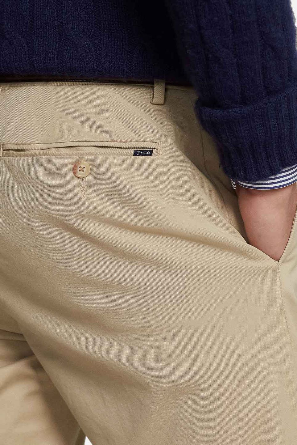 Calça Stretch Slim Fit Chino Trouser