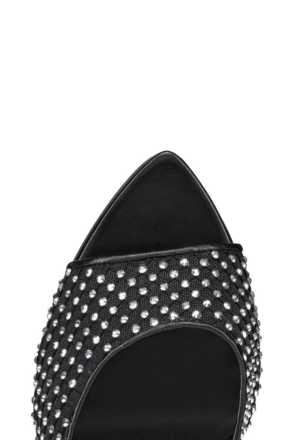 MULE APOSTROPHA MESH STRASS 80MM