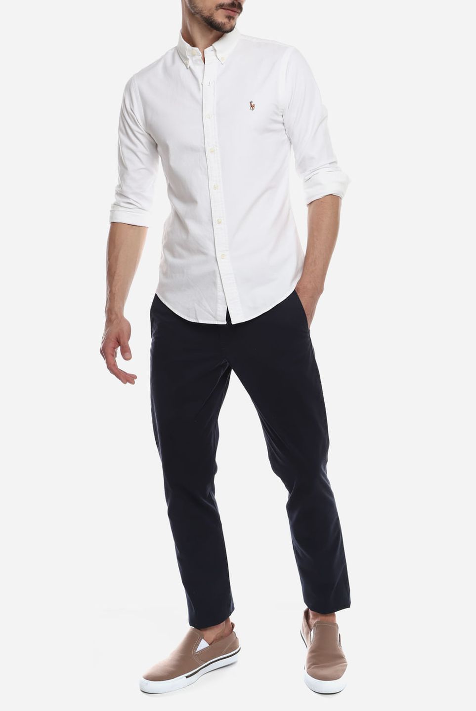 Camisa Oxford Slim Fit