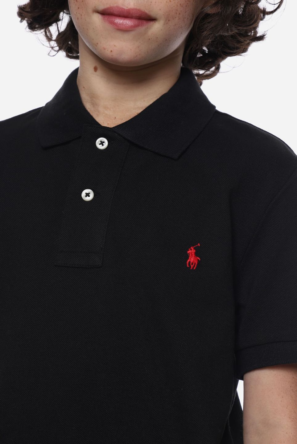 Camisa Slim Fit Cotton Mesh Polo