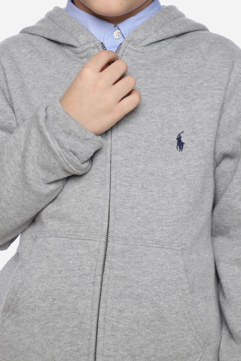 Ralph Lauren グレー XS パーカー Casaco Cotton-Blend-Fleece Hoodie