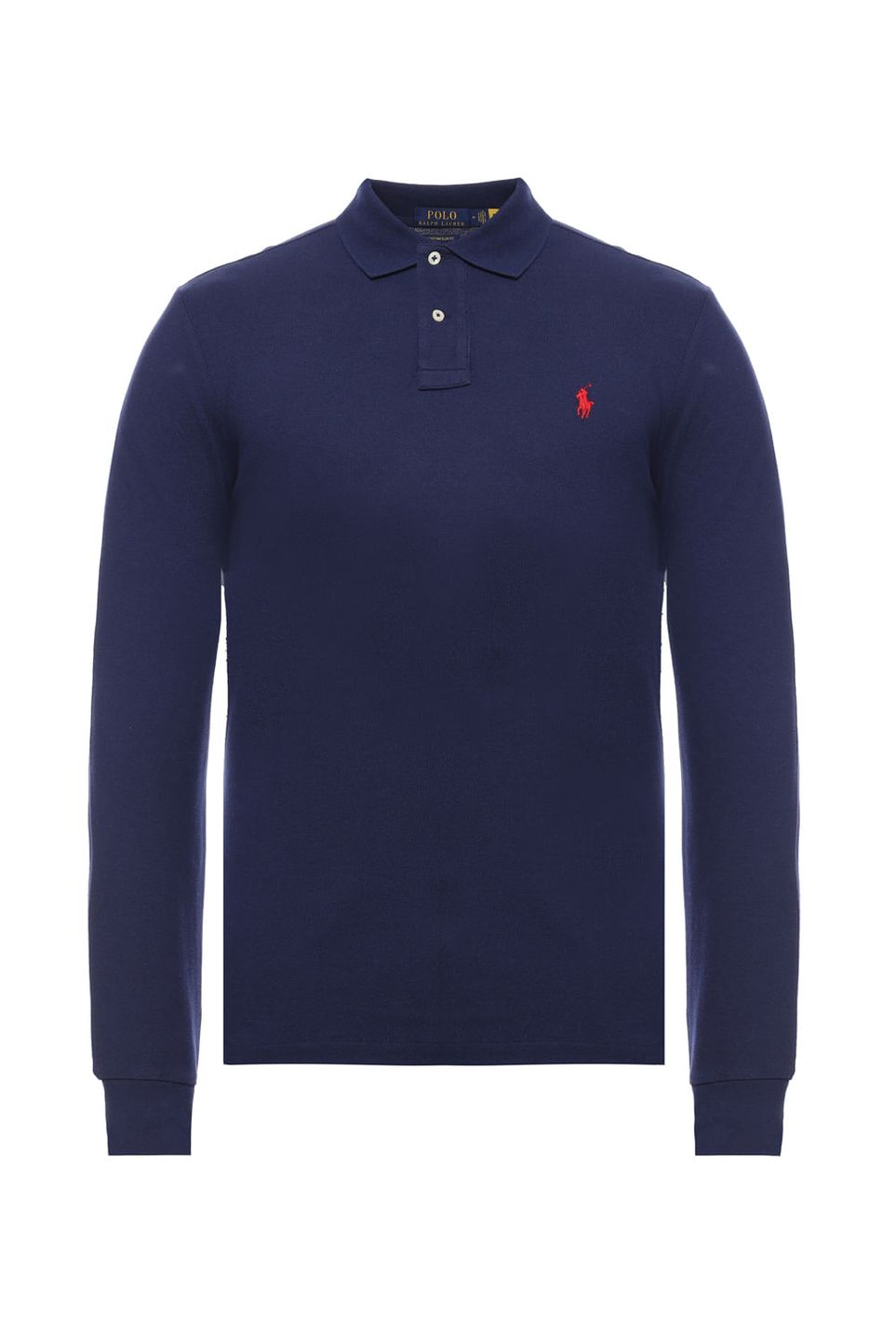 Camisa Manga Longa Custom Slim Fit Mesh Polo