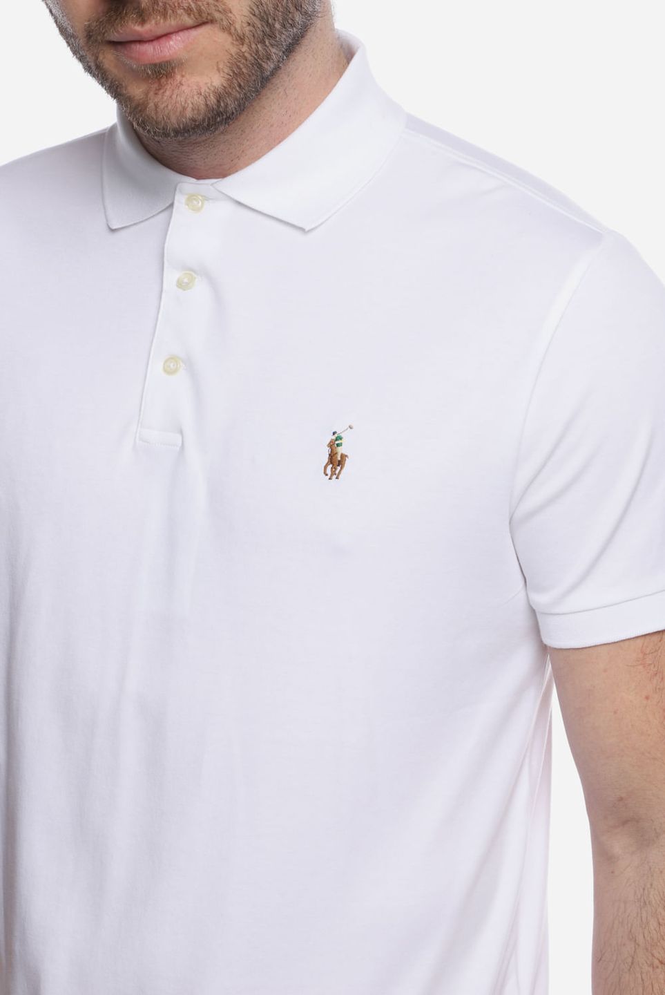 Camisa Custom Slim Fit Soft Cotton Polo