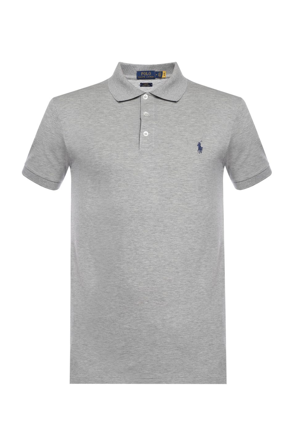 Camisa Polo de Malha Stretch Slim Fit
