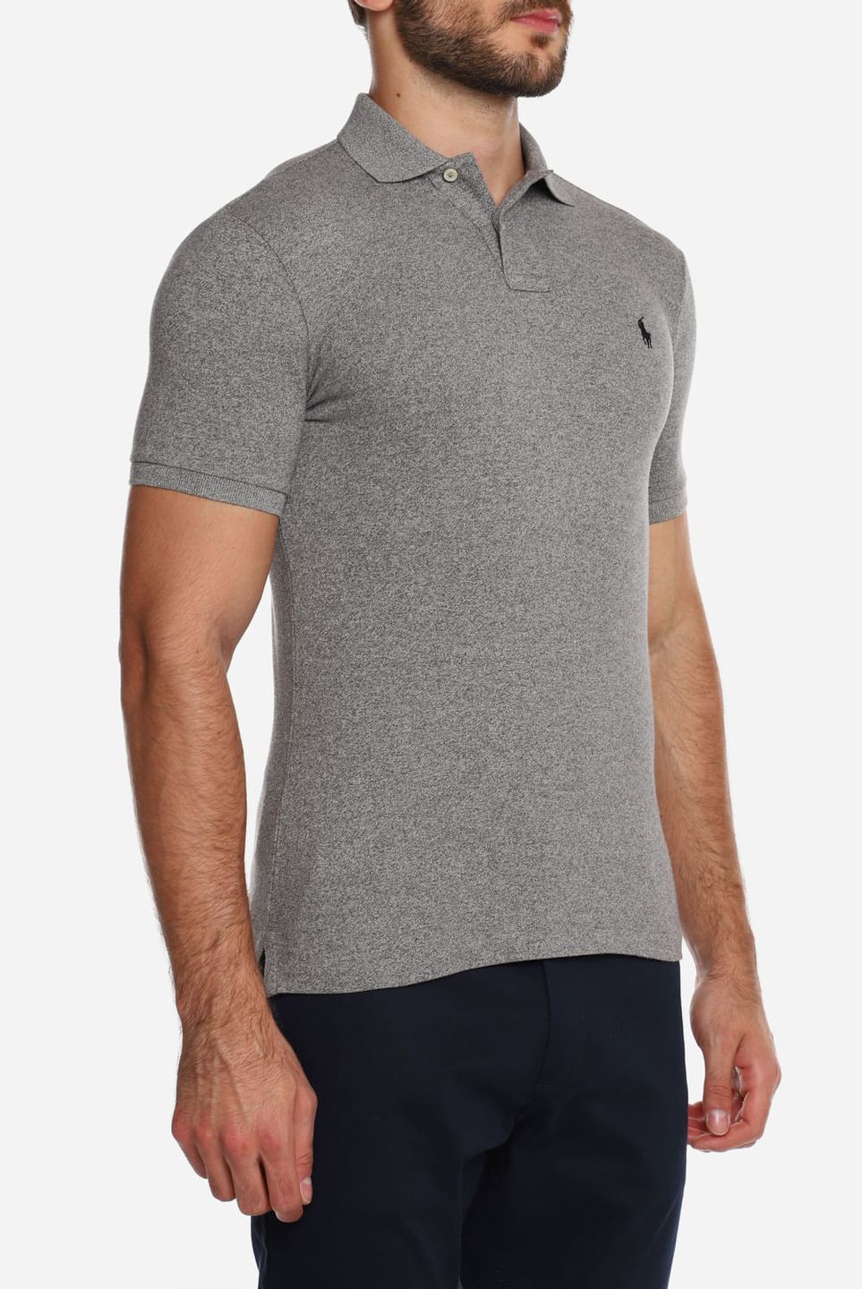 Camisa Polo Basic Mesh - Mescla