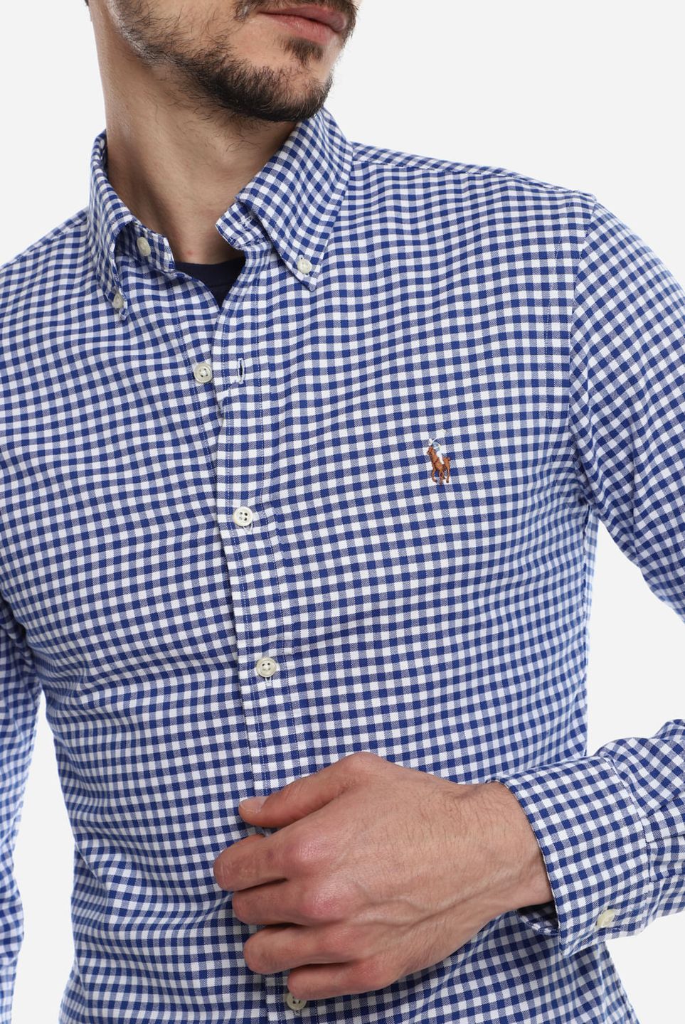 Camisa Oxford Xadrez Slim Fit