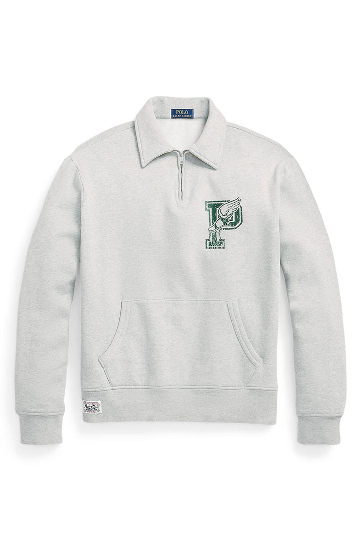 トップス 90s Polo Ralph Lauren zip Foodie swag PULÔVER COM MEIO ZÍPER
